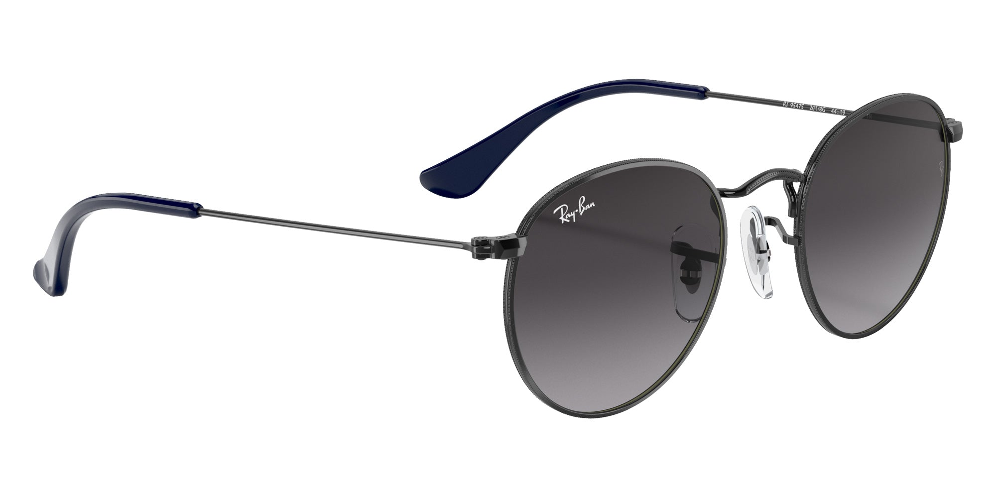 Ray-Ban RB9547S Round 201/8G 44 - Black / Light Gray Gradient Dark Gray #id:rj9547s2018g_s:100120