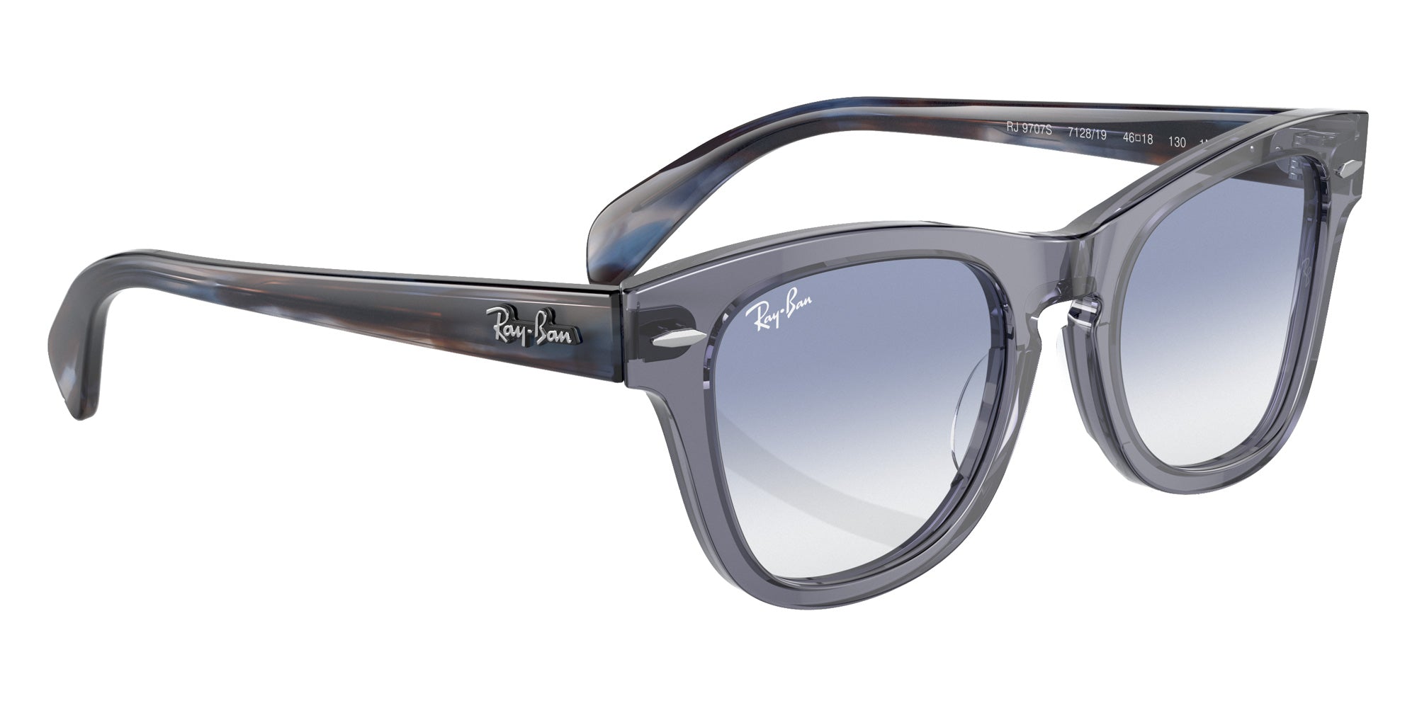 Ray-Ban RB9707S 712819 46 - Transparent Blue / Blue #id:rj9707s712819_s:100120