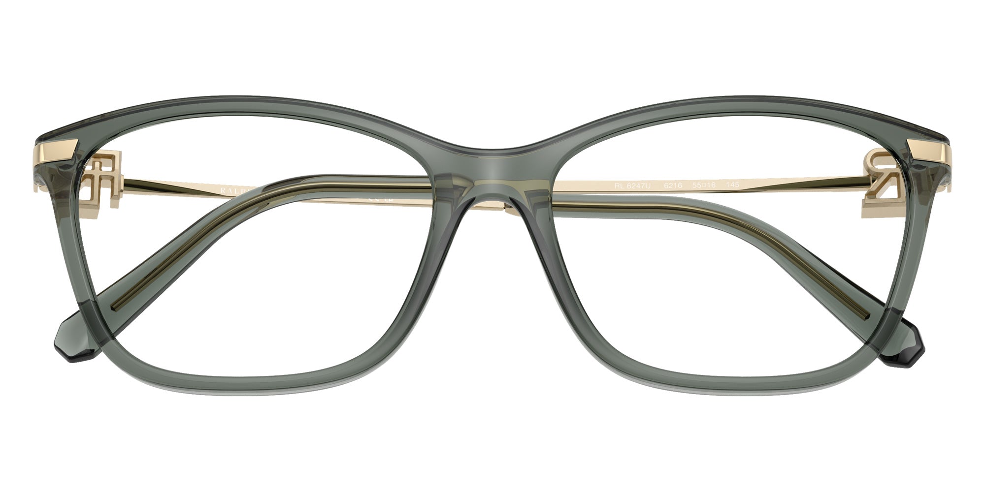 RALPH LAUREN RL6247U 6216 53 - Shiny Transparent Army Green #id:rl6247u6216_s:106120