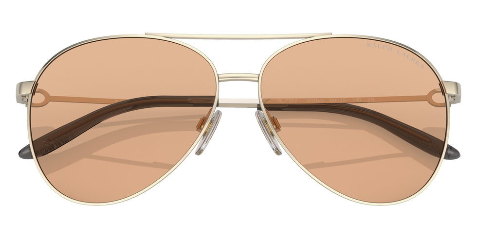 RALPH LAUREN RL7077 The Andie 9316/3 60 - Shiny Pale Gold / Dark Brown #id:rl707793163_s:100120