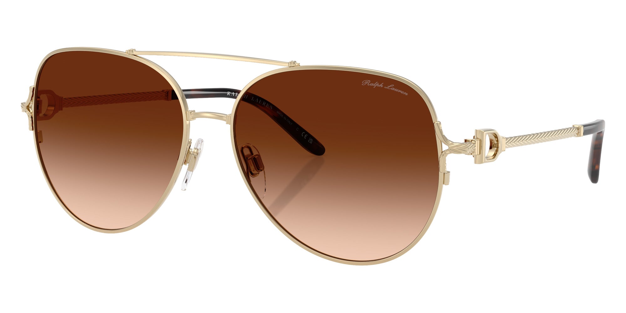 RALPH LAUREN RL7087 911674 59 - Shiny Pale Gold / Gradient Brown #id:rl7087911674_s:100105