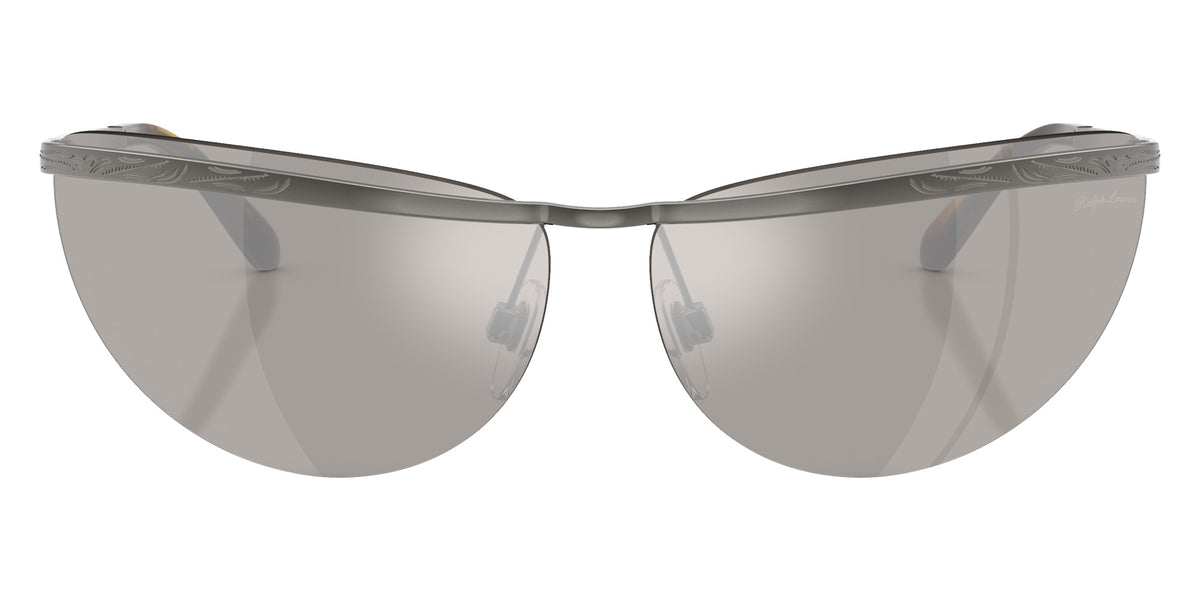 RALPH LAUREN RL7097 91206G 68 - Shiny Dark Gunmetal / Light Gray Mirrored Silver #id:rl709791206g_s:104100
