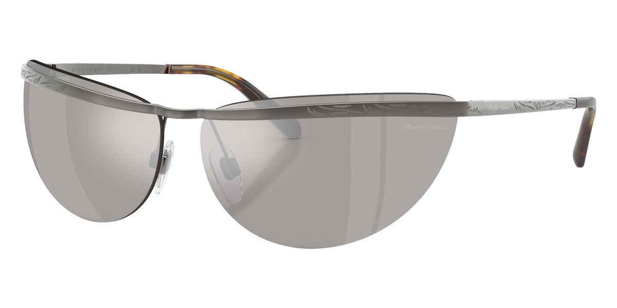 RALPH LAUREN RL7097 91206G 68 - Shiny Dark Gunmetal / Light Gray Mirrored Silver #id:rl709791206g_s:104105