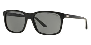 RALPH LAUREN RL8142 500187 56 - Shiny Black / Gray #id:rl8142500187_s:100100