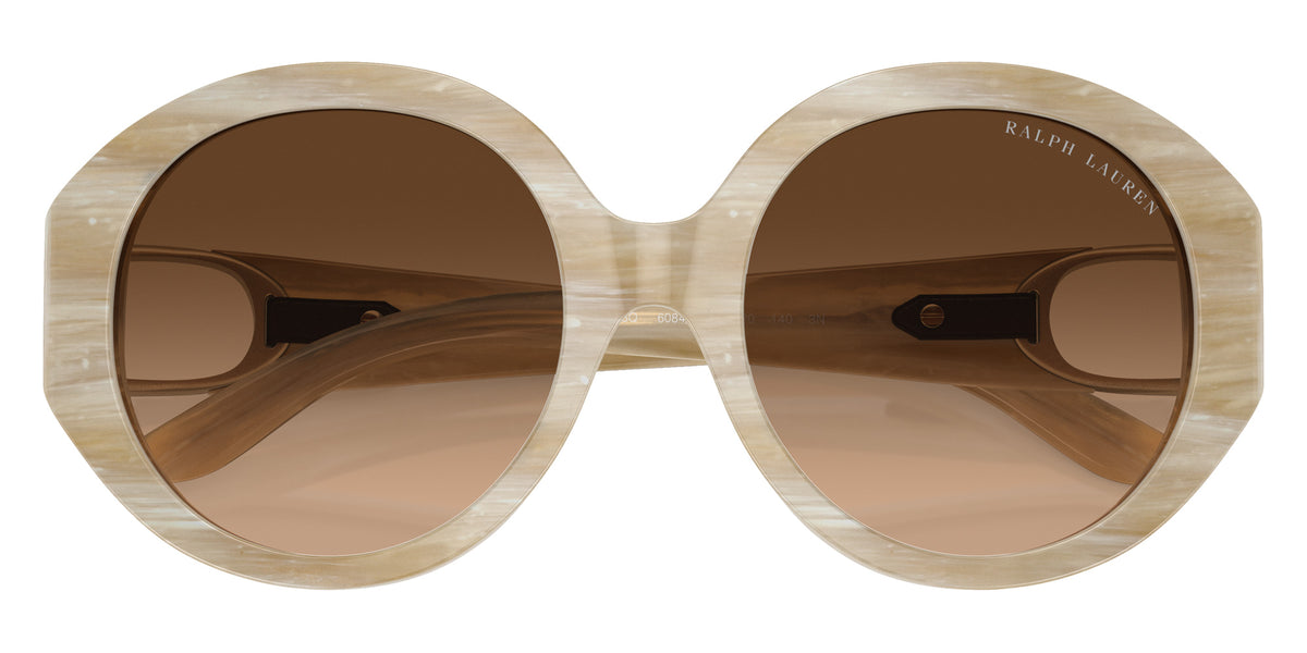 RALPH LAUREN RL8188Q 608474 56 - Cream Horn / Gradient Brown #id:rl8188q608474_s:100120