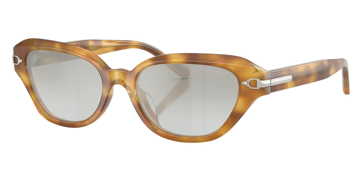 RALPH LAUREN RL8244U 61856V 53 - Shiny Tortoise Light Brown / Light Gray Mirrored Gradient Sil #id:rl8244u61856v_s:106105