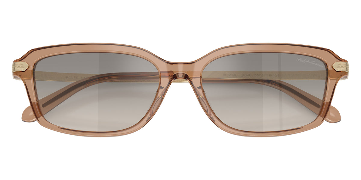 RALPH LAUREN RL8245U 637708 55 - Transparent Dusty Brown / Gray Gradient Flash Mirrored #id:rl8245u637708_s:104120