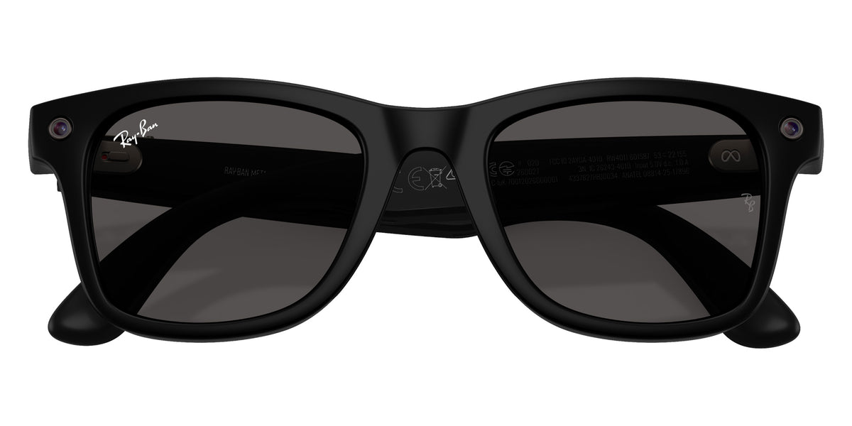 Ray-Ban META Wayfarer Gen 3 RW4011 601S87 50 - Black / Gray #id:rw4011601s87_s:112125