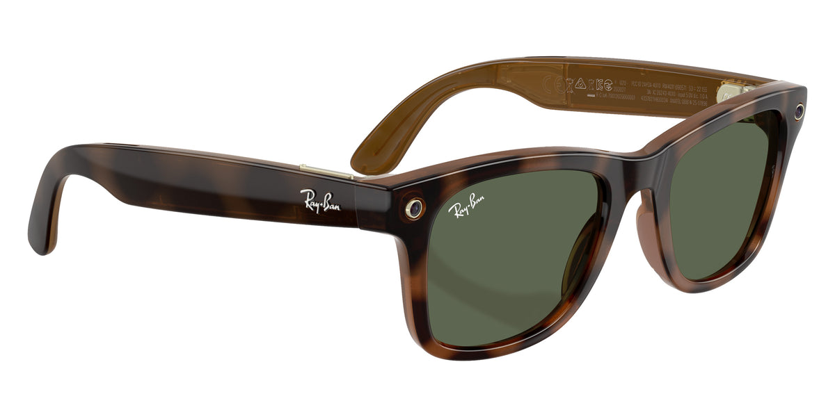 Ray-Ban META Wayfarer Gen 3 RW4011 690571 50 - Havana / G-15 Green #id:rw4011690571_s:120120