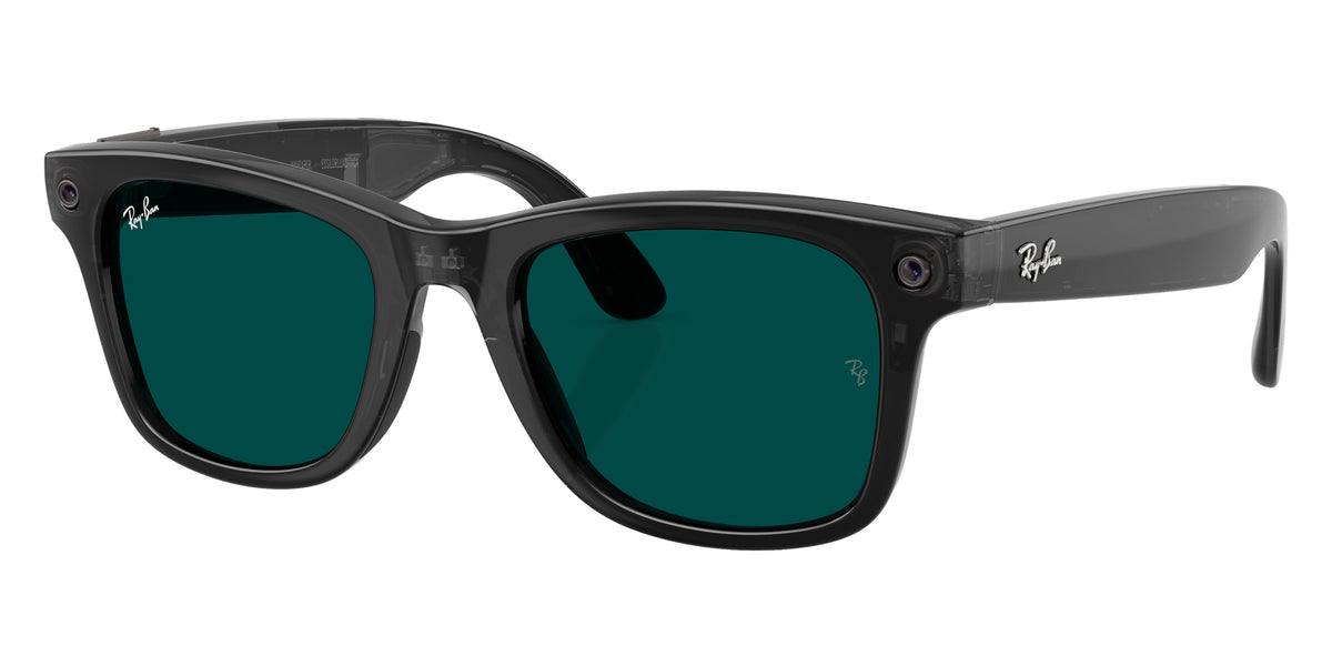 Ray-Ban META Wayfarer Gen 3 RW4011 690680 50 - Transparent Black / Clear/Aquamarine Transitions #id:rw4011690680_s:124110
