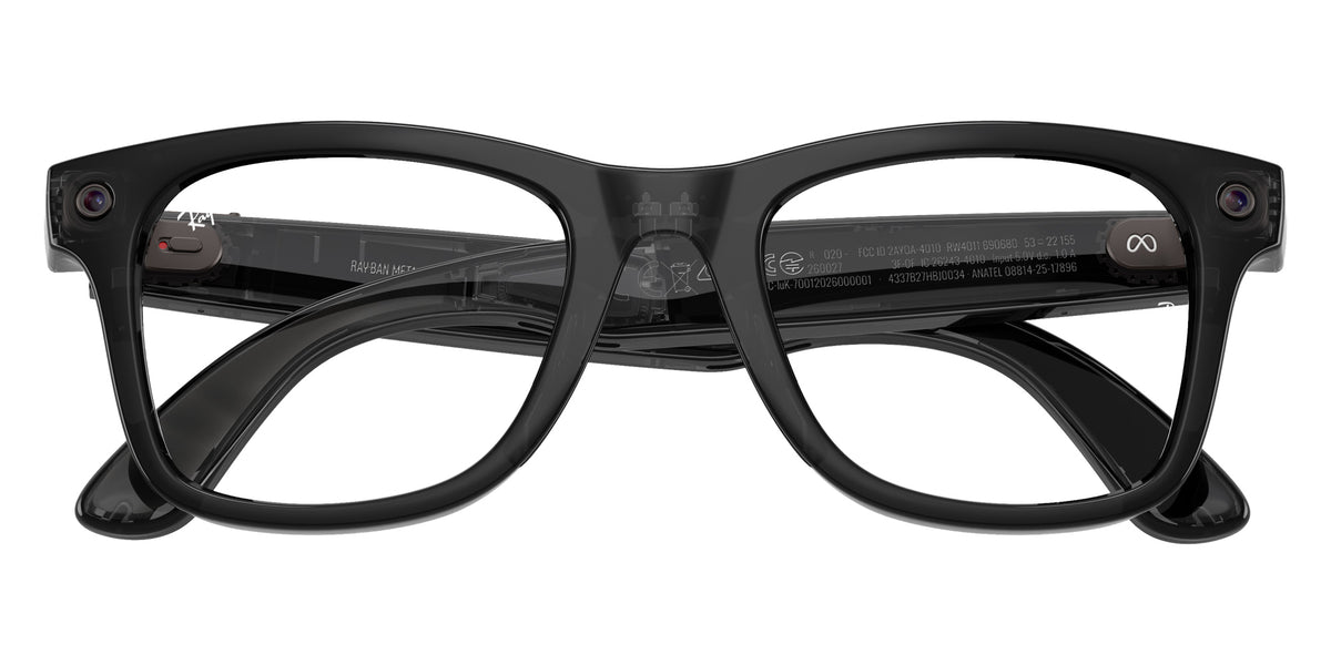 Ray-Ban META Wayfarer Gen 3 RW4011 690680 50 - Transparent Black / Clear/Aquamarine Transitions #id:rw4011690680_s:124140