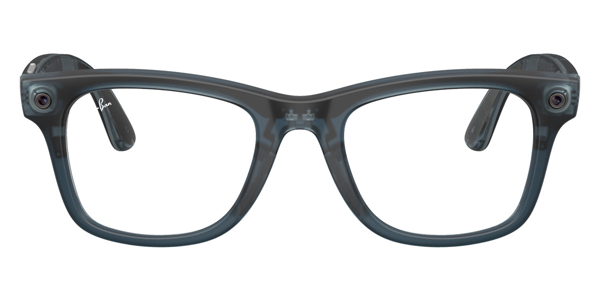 Ray-Ban META Wayfarer Gen 3 RW4011 69211Z 50 - Transparent Ocean Blue / Clear/Gray Transitions #id:rw401169211z_s:128105