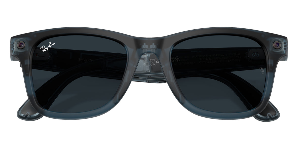 Ray-Ban META Wayfarer Gen 3 RW4011 69211Z 50 - Transparent Ocean Blue / Clear/Gray Transitions #id:rw401169211z_s:128135