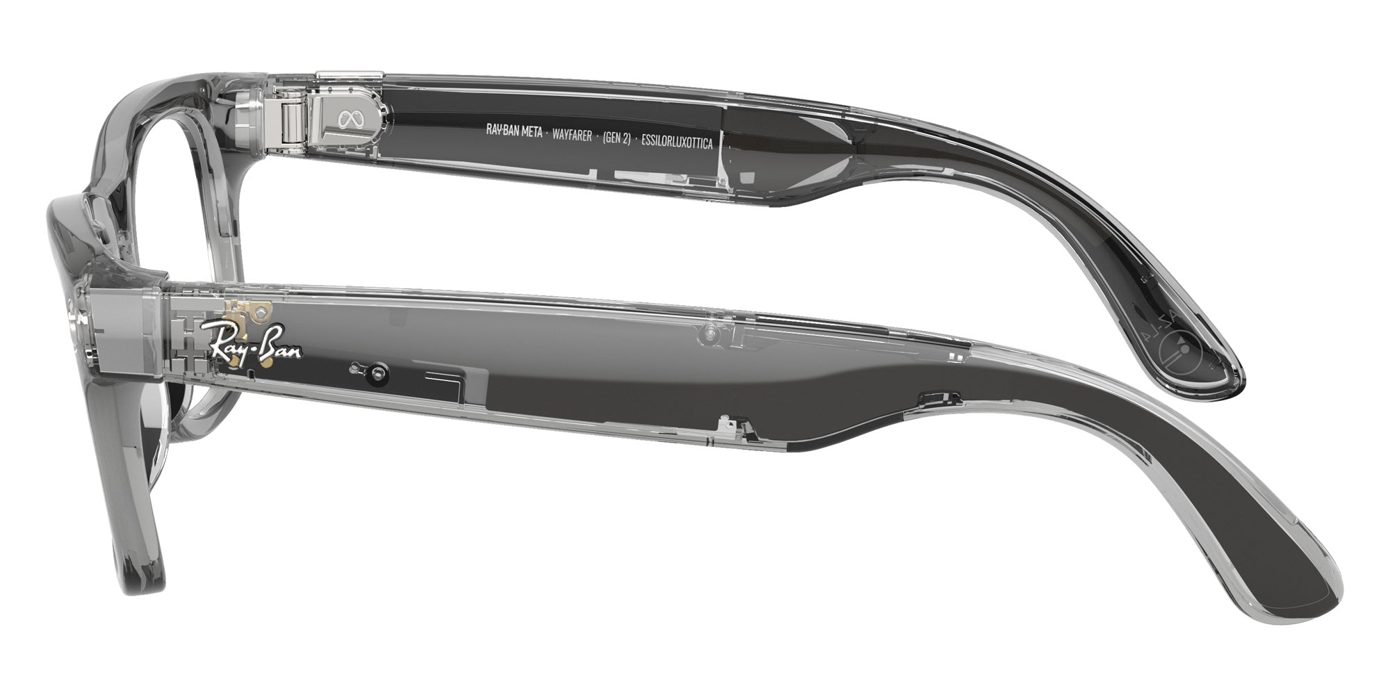 Ray-Ban META Wayfarer Gen 2 RW4012 6840MF 50 - Transparent Gray #id:rw40126840mf_s:100115