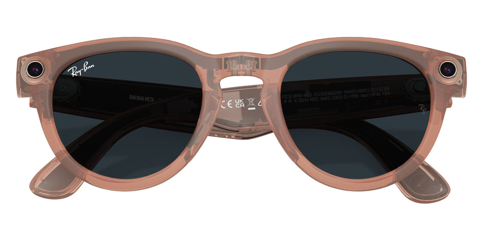 Ray-Ban META Headliner Gen 2 RW4013 68901Z 50 - Matte Peach #id:rw401368901z_s:100125