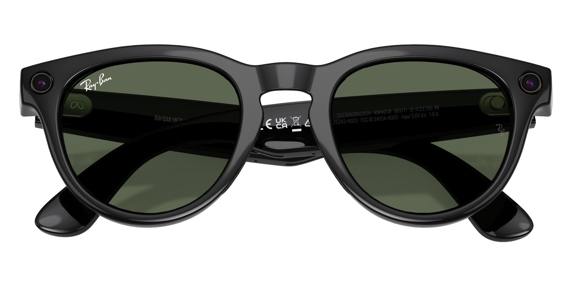 Ray-Ban META Headliner Gen 2 RW4013F 601/71 51 - Black / G-15 Green #id:rw4013f60171_s:100125
