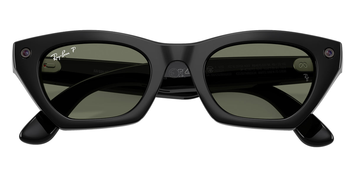 Ray-Ban META Zena Gen 3 RW4015 601/9A 49 - Black / Green Polarized #id:rw40156019a_s:104125
