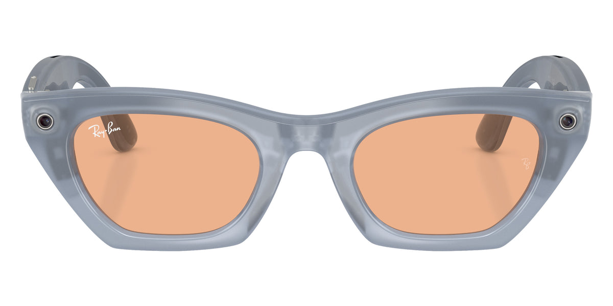 Ray-Ban META Zena Gen 3 RW4015 691410 49 - Milky Gray Lilac / Clear/Copper Transitions #id:rw4015691410_s:110100