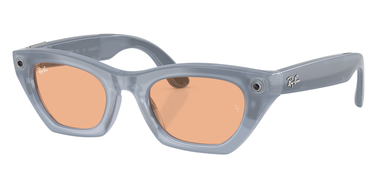Ray-Ban META Zena Gen 3 RW4015 691410 49 - Milky Gray Lilac / Clear/Copper Transitions #id:rw4015691410_s:110110