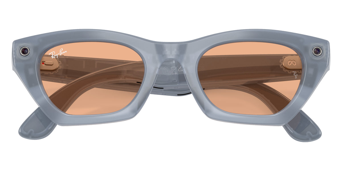 Ray-Ban META Zena Gen 3 RW4015 691410 49 - Milky Gray Lilac / Clear/Copper Transitions #id:rw4015691410_s:110135