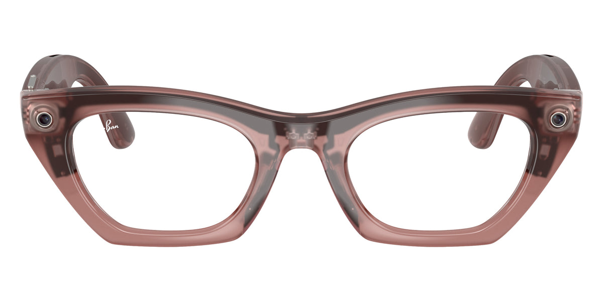 Ray-Ban META Zena Gen 3 RW4015 69161Z 49 - Milky Pink Blush / Clear/Gray Transitions #id:rw401569161z_s:112105