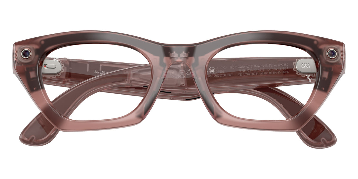Ray-Ban META Zena Gen 3 RW4015 69161Z 49 - Milky Pink Blush / Clear/Gray Transitions #id:rw401569161z_s:112140
