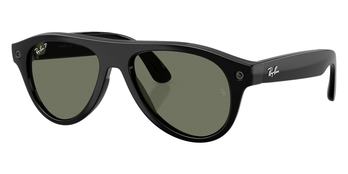 Ray-Ban META Aviator Gen 3 RW4016 601/9A 54 - Black / Green Polarized #id:rw40166019a_s:102105