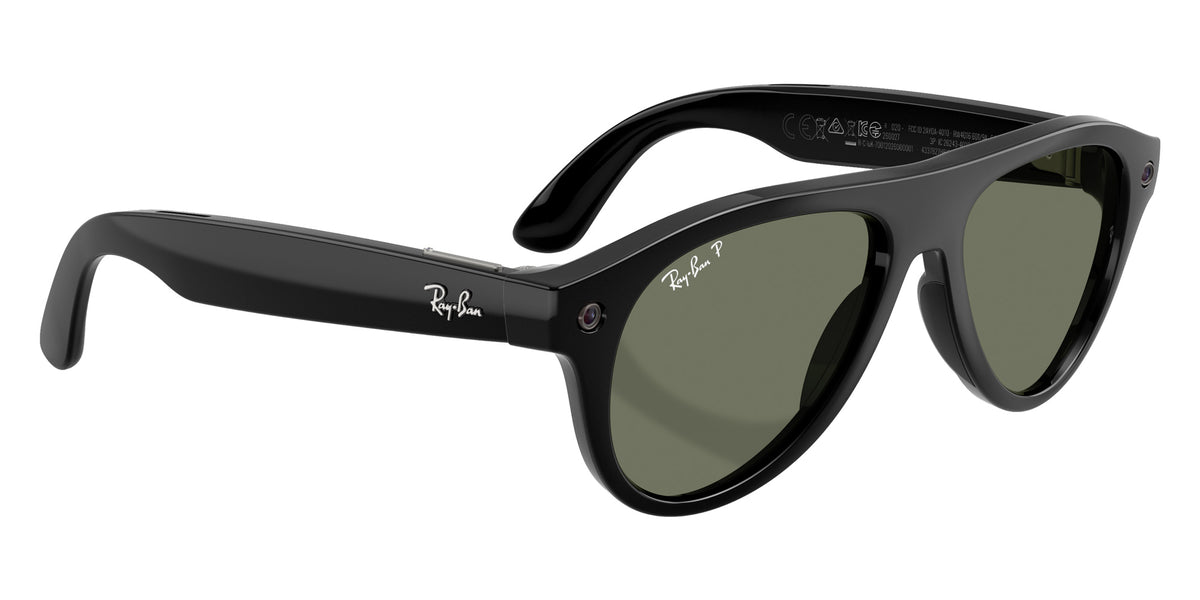 Ray-Ban META Aviator Gen 3 RW4016 601/9A 54 - Black / Green Polarized #id:rw40166019a_s:102120