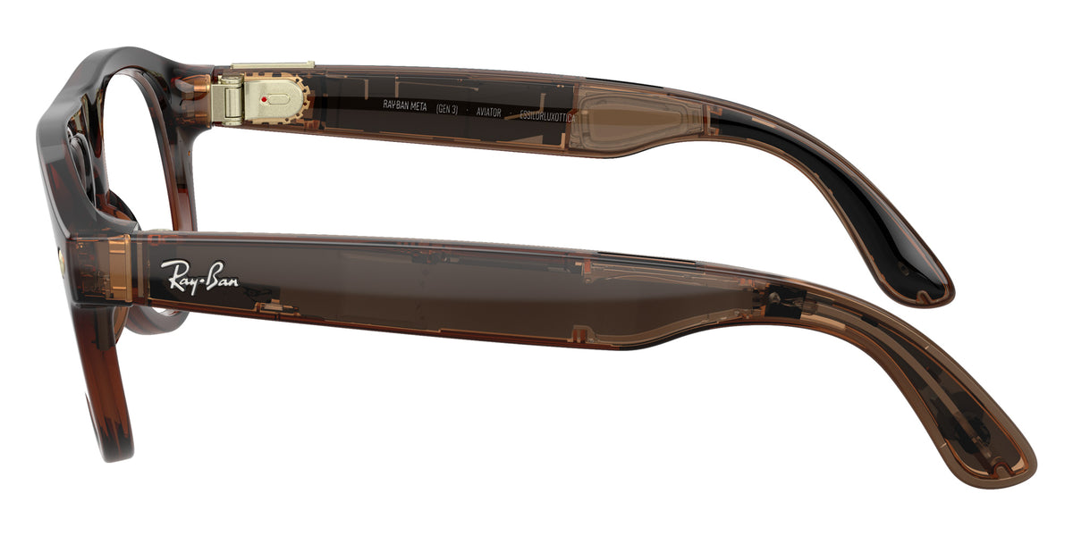 Ray-Ban META Aviator Gen 3 RW4016 6912JD 54 - Transparent Umber / Clear/Jade Transitions #id:rw40166912jd_s:108120