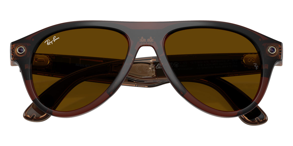 Ray-Ban META Aviator Gen 3 RW4016 6912JD 54 - Transparent Umber / Clear/Jade Transitions #id:rw40166912jd_s:108135