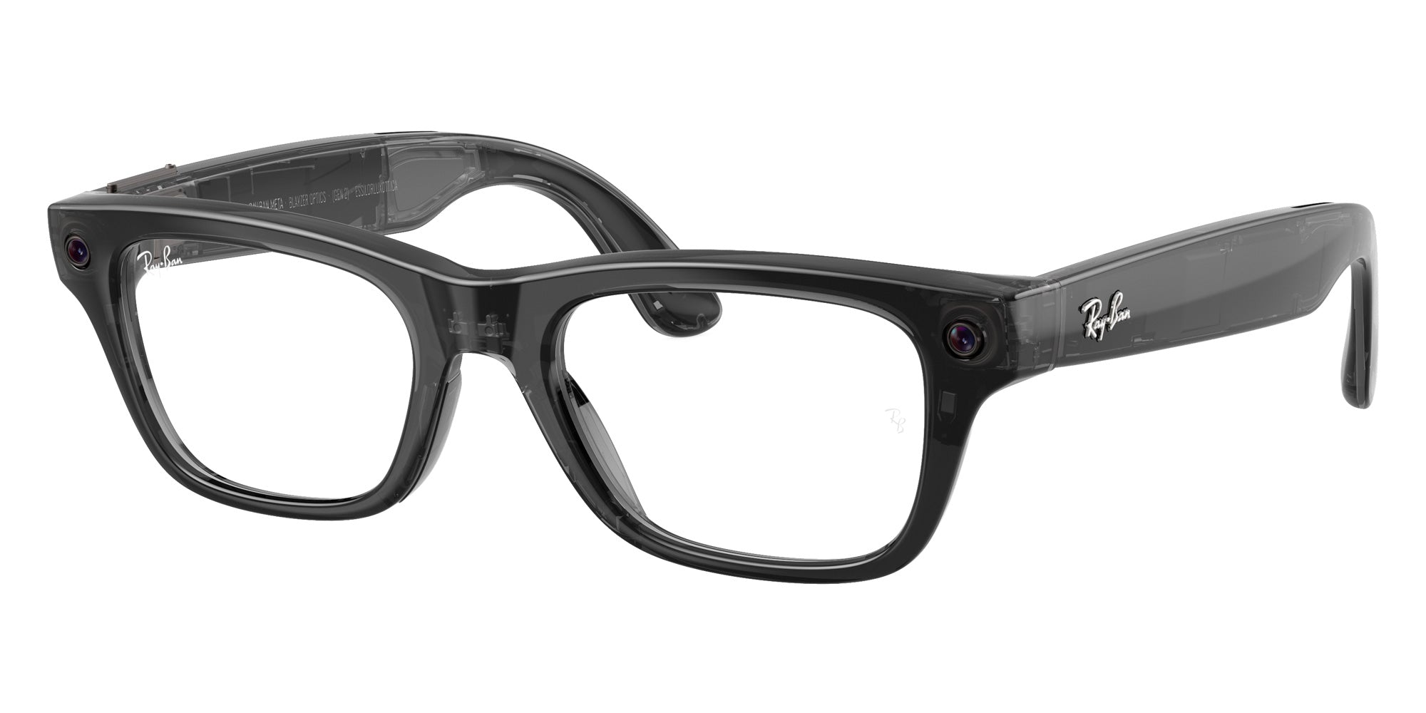 Ray-Ban META Blayzer Gen 2 RW7001 8526 50 - Transparent Black #id:rw70018526_s:104105