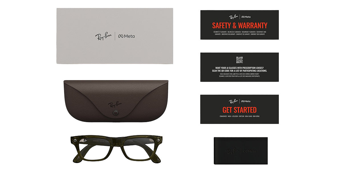 Ray-Ban META Blayzer Gen 2 RW7001 8530 50 - Transparent Dark Olive #id:rw70018530_s:112130