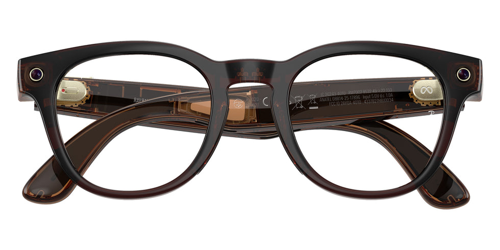 Ray-Ban META Scriber Gen 2 RW7002 8532 49 - Transparent Umber #id:rw70028532_s:106125