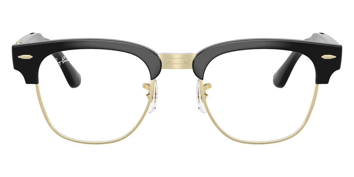 Ray-Ban META Audio Clubmaster RW7004 601/1M 51 - Black / Clear/Green Graphite Transitions #id:rw70046011m_s:100105