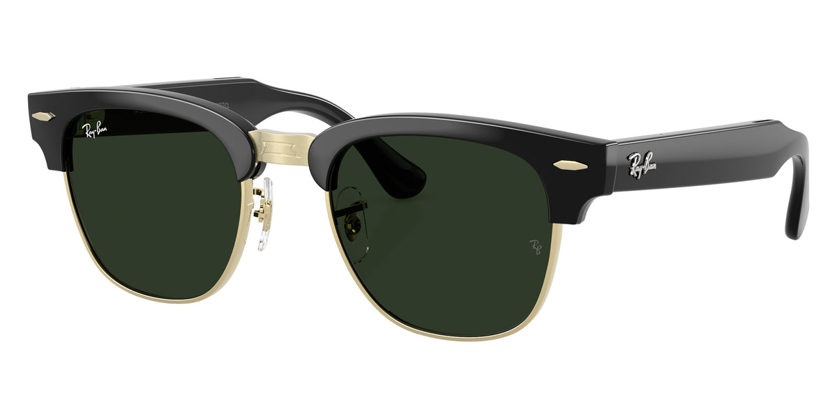 Ray-Ban META Audio Clubmaster RW7004 601/1M 51 - Black / Clear/Green Graphite Transitions #id:rw70046011m_s:100110