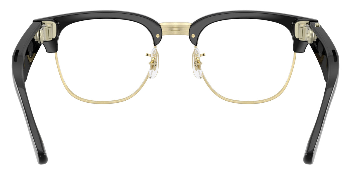 Ray-Ban META Audio Clubmaster RW7004 601/1M 51 - Black / Clear/Green Graphite Transitions #id:rw70046011m_s:100125