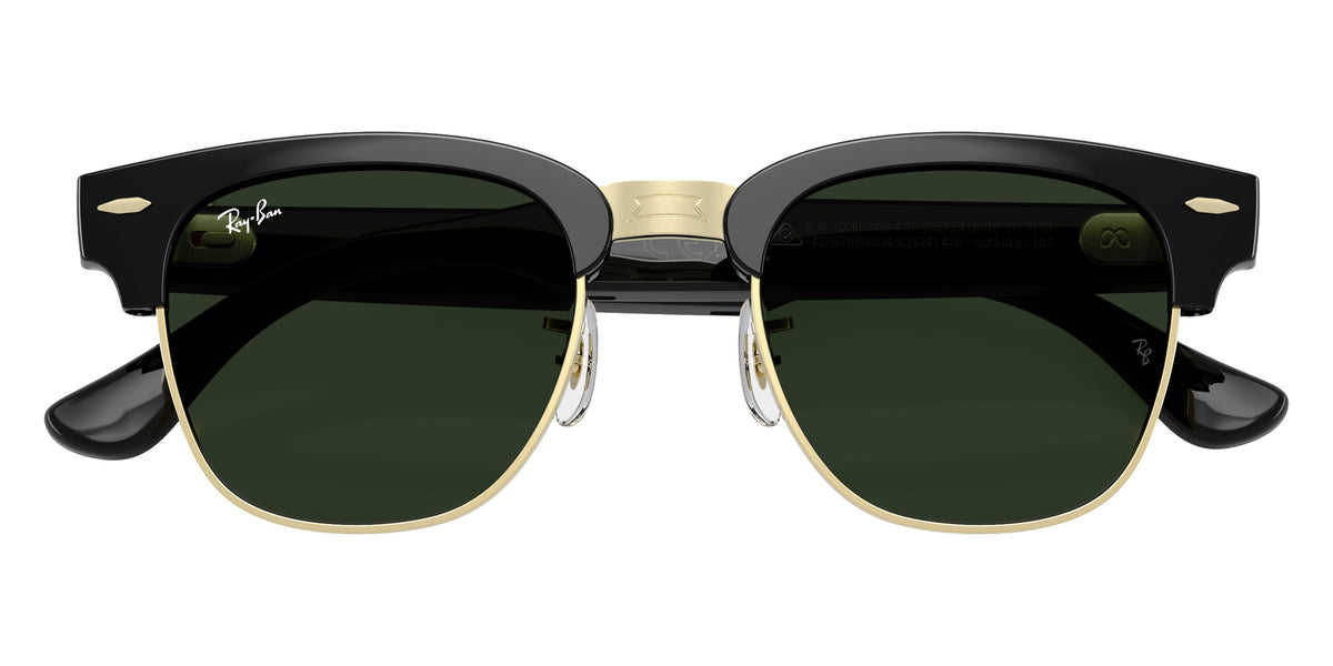 Ray-Ban META Audio Clubmaster RW7004 601/1M 51 - Black / Clear/Green Graphite Transitions #id:rw70046011m_s:100135