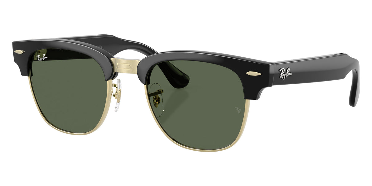 Ray-Ban META Audio Clubmaster RW7004 601/71 51 - Black / G15 Green #id:rw700460171_s:102105