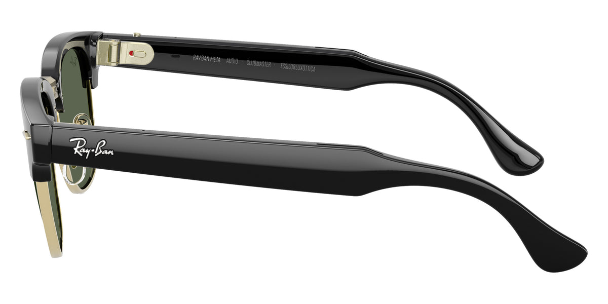 Ray-Ban META Audio Clubmaster RW7004 601/71 51 - Black / G15 Green #id:rw700460171_s:102110