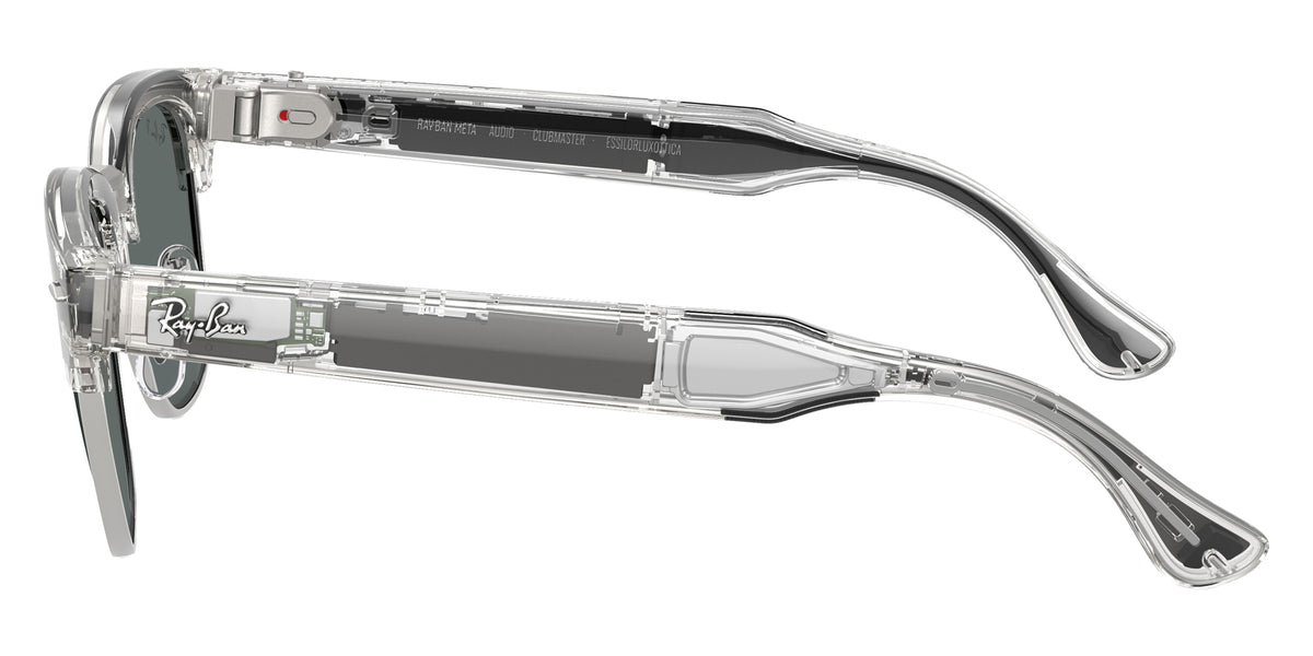 Ray-Ban META Audio Clubmaster RW7004 693081 51 - Transparent Iron Gray / Dark Gray Polarized #id:rw7004693081_s:108110