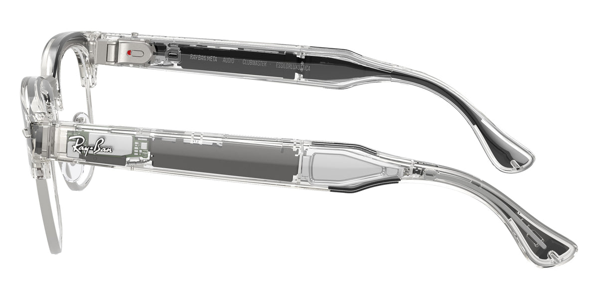 Ray-Ban META Audio Clubmaster RW7004V 8548 51 - Transparent Iron Gray #id:rw7004v8548_s:106110