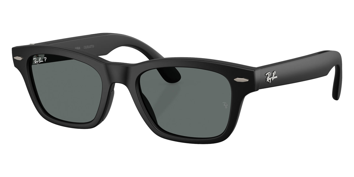 Ray-Ban META Audio Burbank RW7005 601S81 51 - Solid Black / Dark Gray Polarized #id:rw7005601s81_s:108105
