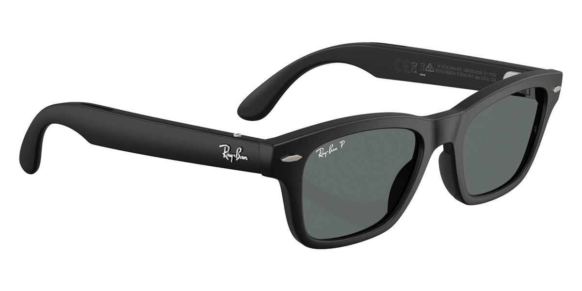 Ray-Ban META Audio Burbank RW7005 601S81 51 - Solid Black / Dark Gray Polarized #id:rw7005601s81_s:108120