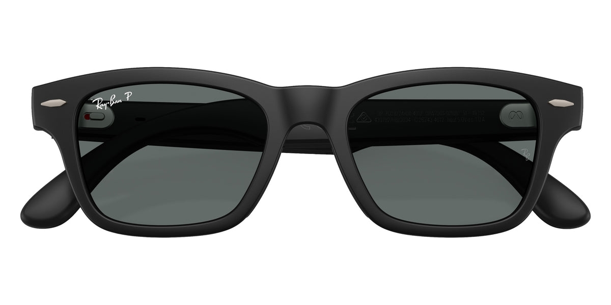 Ray-Ban META Audio Burbank RW7005 601S81 51 - Solid Black / Dark Gray Polarized #id:rw7005601s81_s:108125