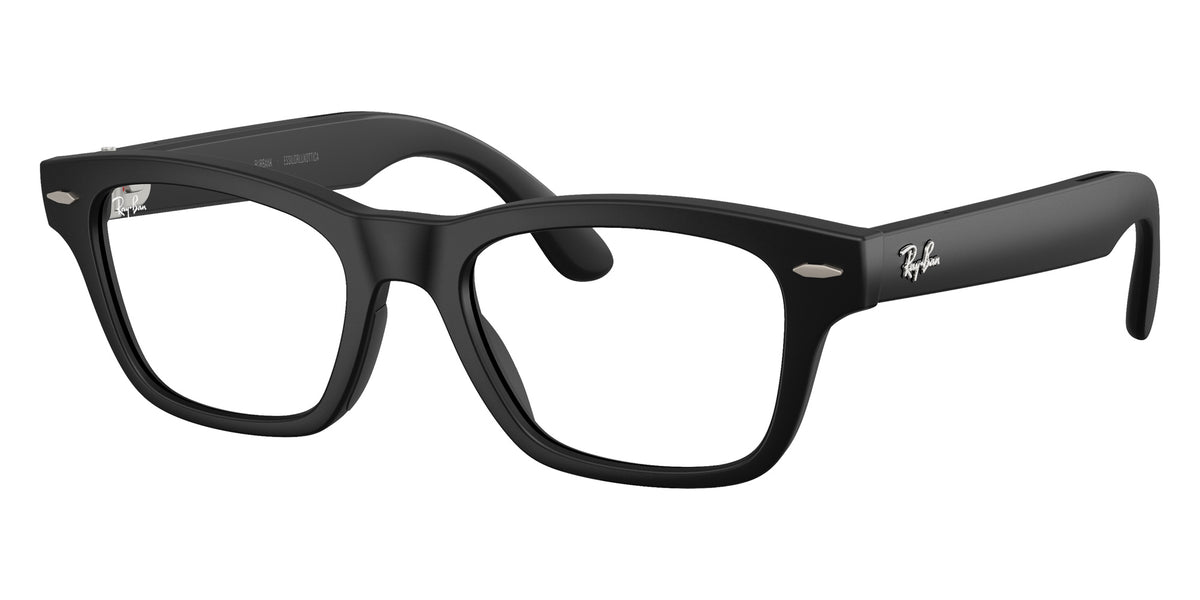 Ray-Ban META Audio Burbank RW7005 601SSB 51 - Solid Black / Clear Blue-Violet Light Filter #id:rw7005601ssb_s:112105