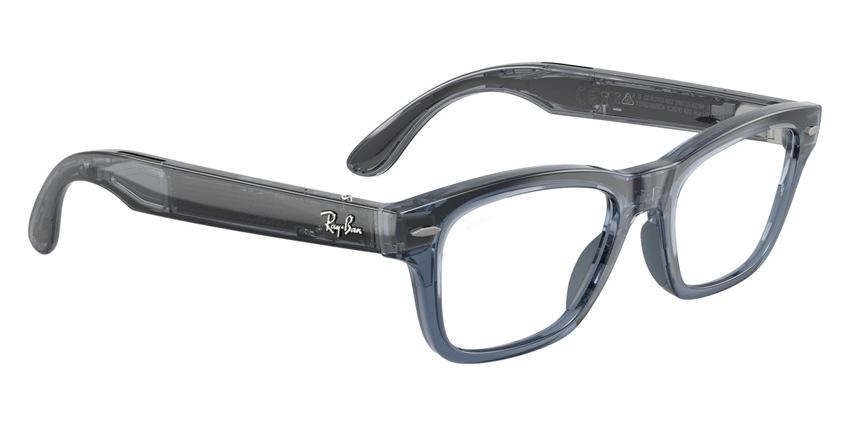 Ray-Ban META Audio Burbank RW7005 6929MF 51 - Transparent Blue / Clear/Sapphire Transitions #id:rw70056929mf_s:116130