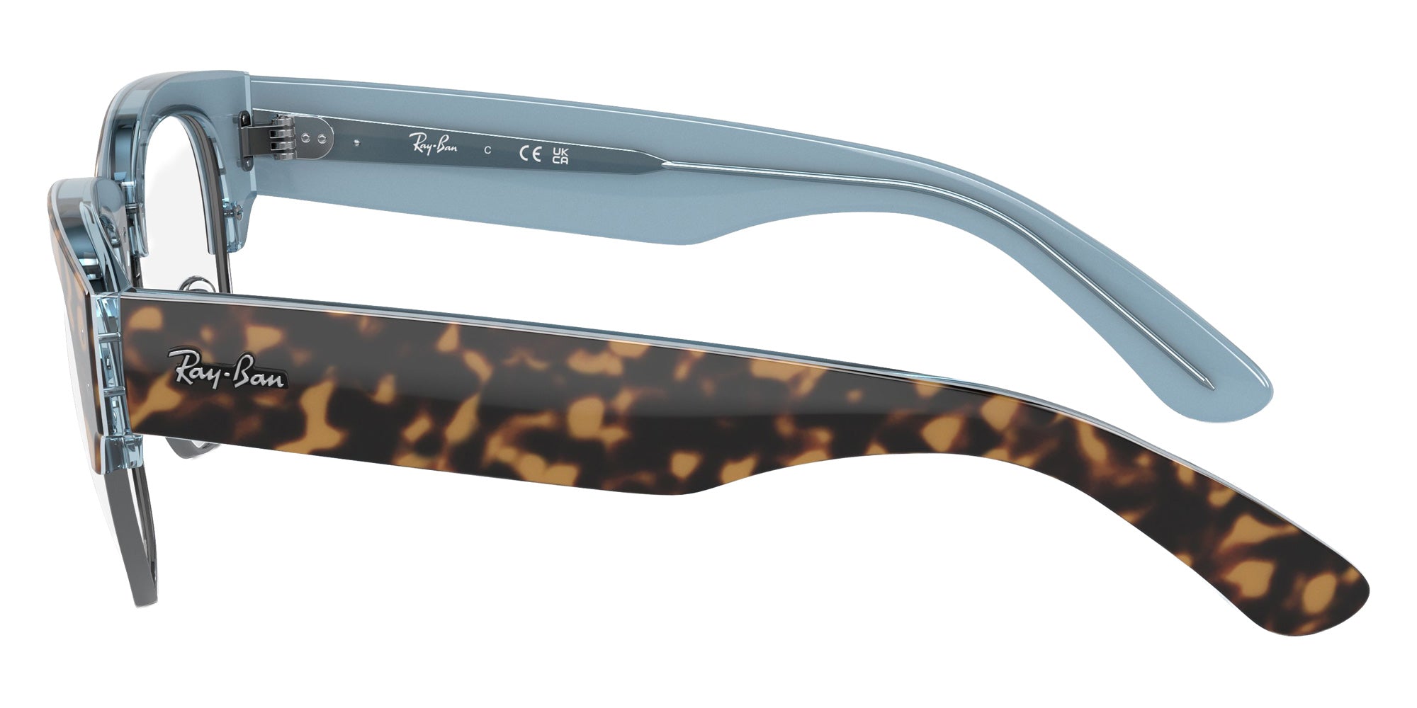Ray-Ban RB0316V Mega Clubmaster 5883 50 - Havana on Blue on Gunmetal #id:rx0316v5883_s:100110