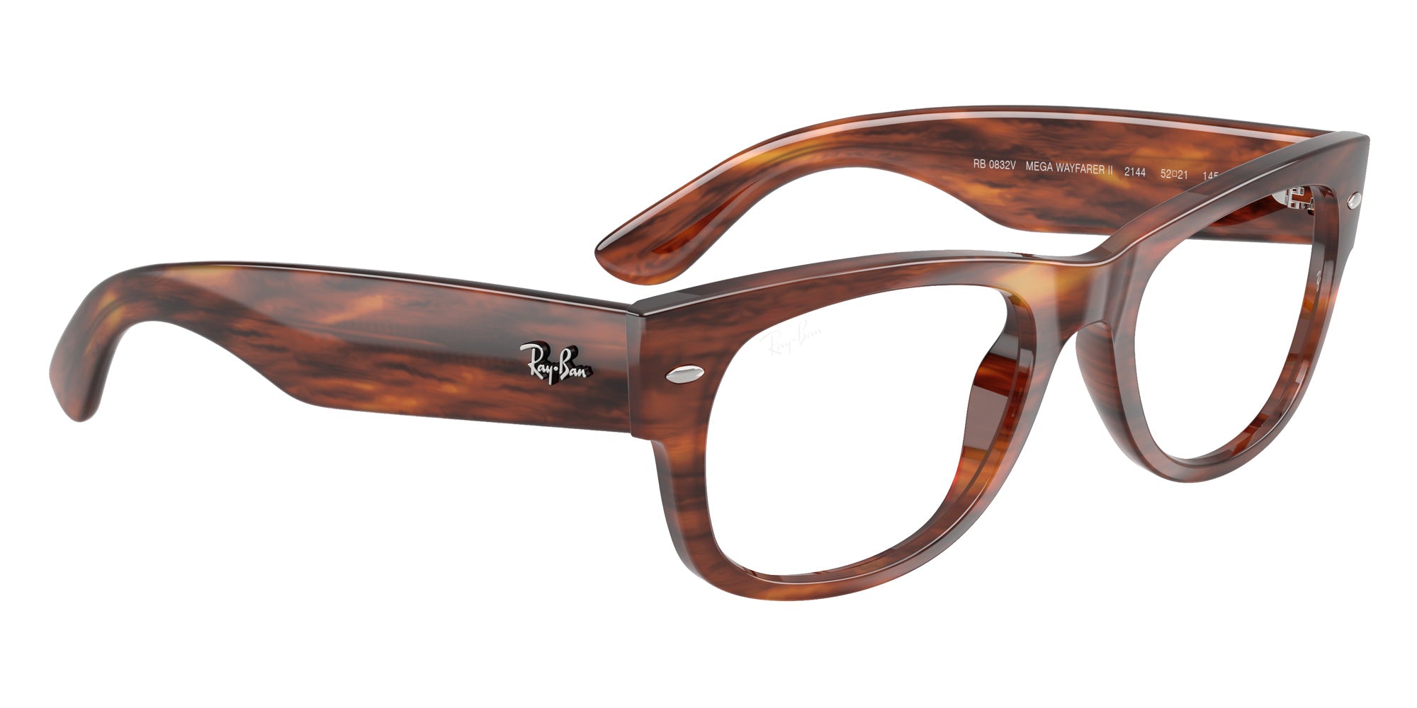 Ray-Ban RB0832V Mega Wayfarer II 2144 52 - Striped Havana #id:rx0832v2144_s:102120