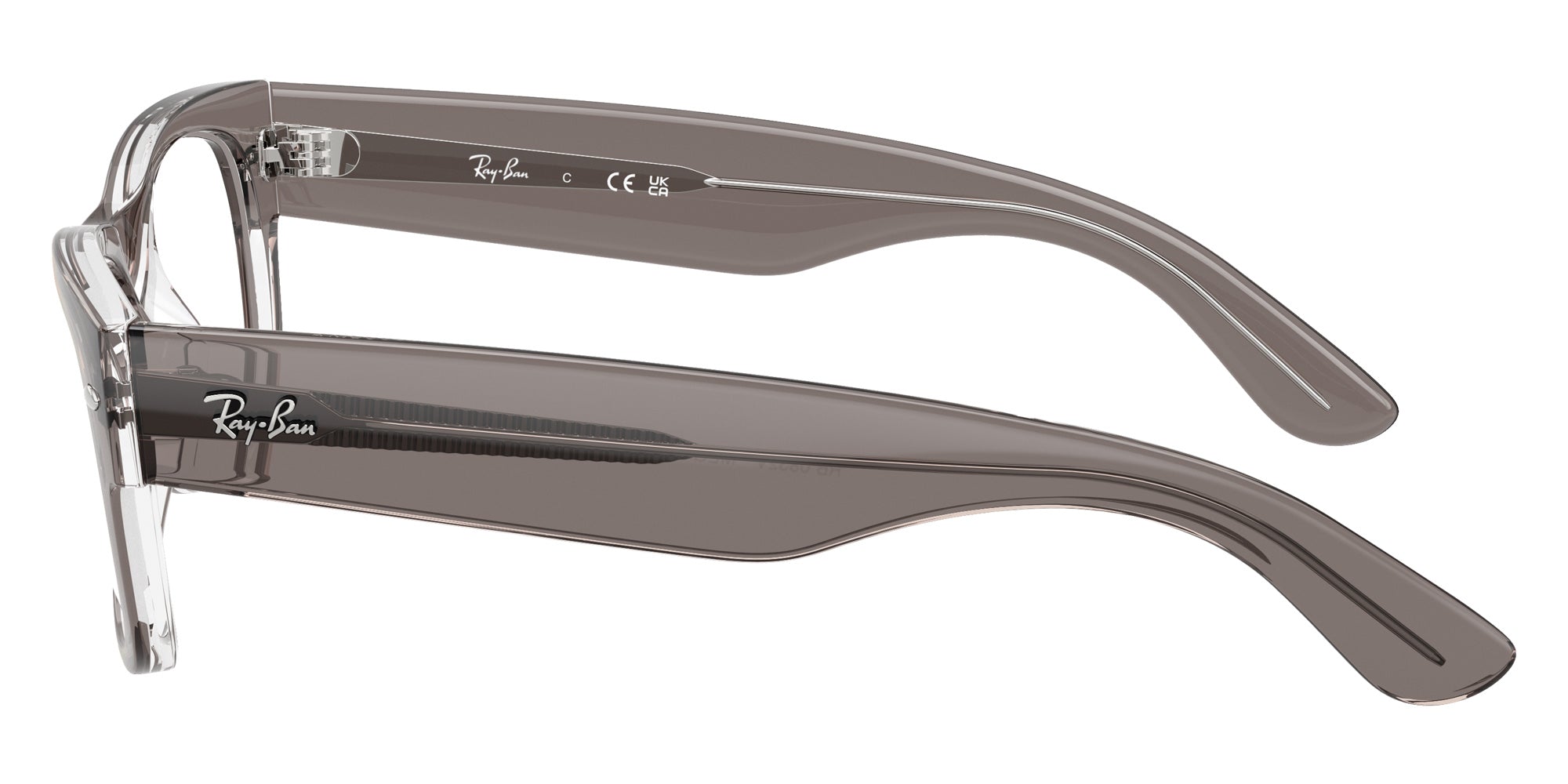 Ray-Ban RB0832V Mega Wayfarer II 8111 52 - Transparent Gray #id:rx0832v8111_s:104110