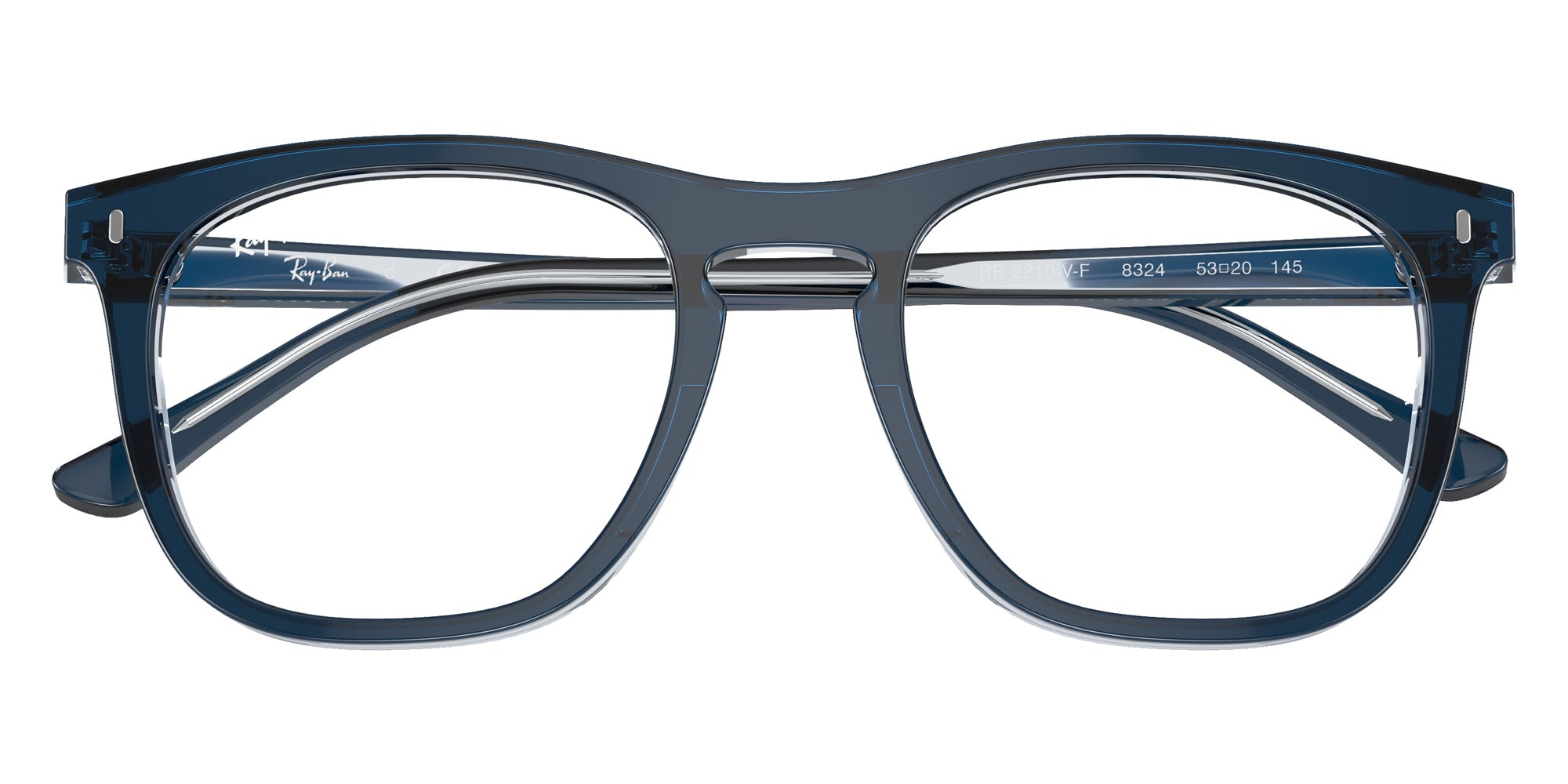 Ray-Ban RB2210VF 8324 53 - Blue on Transparent Blue #id:rx2210vf8324_s:100125